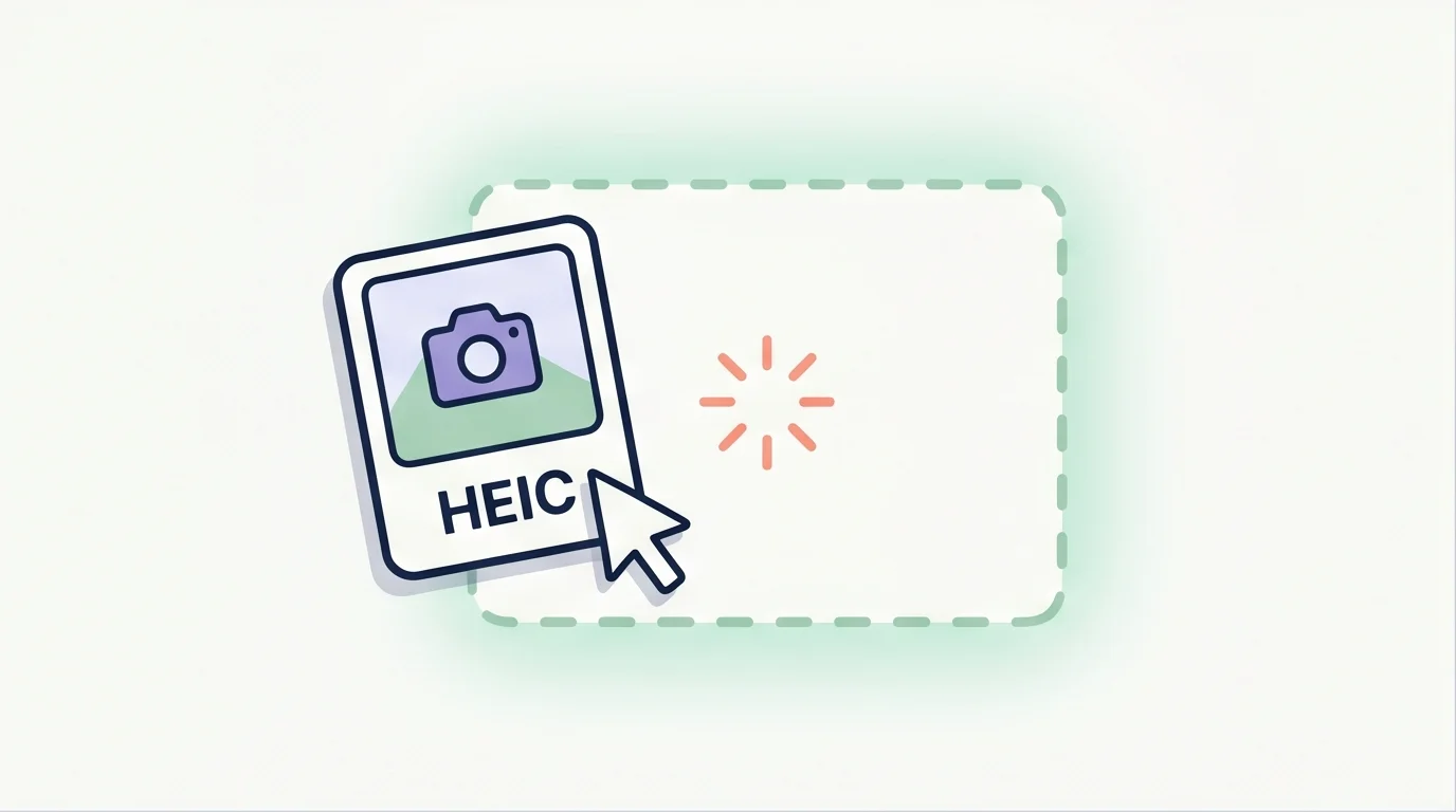 Simple HEIC to PNG conversion controls
